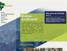 Tablet Screenshot of brasilcidade.org.br